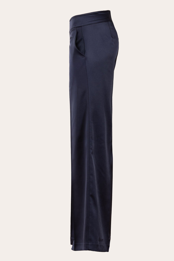 Avenue Montaigne CARLA Satin Navy