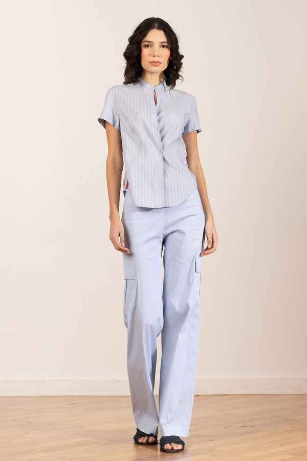 avenue montaigne ECLIPSE Poplin Celeste