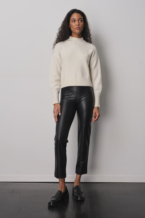 avenue montaigne EDITH Pleather Black