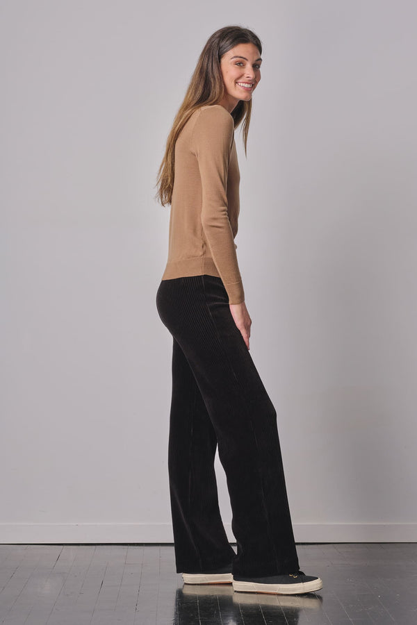 Avenue Montaigne FLAVIA Corduroy Black