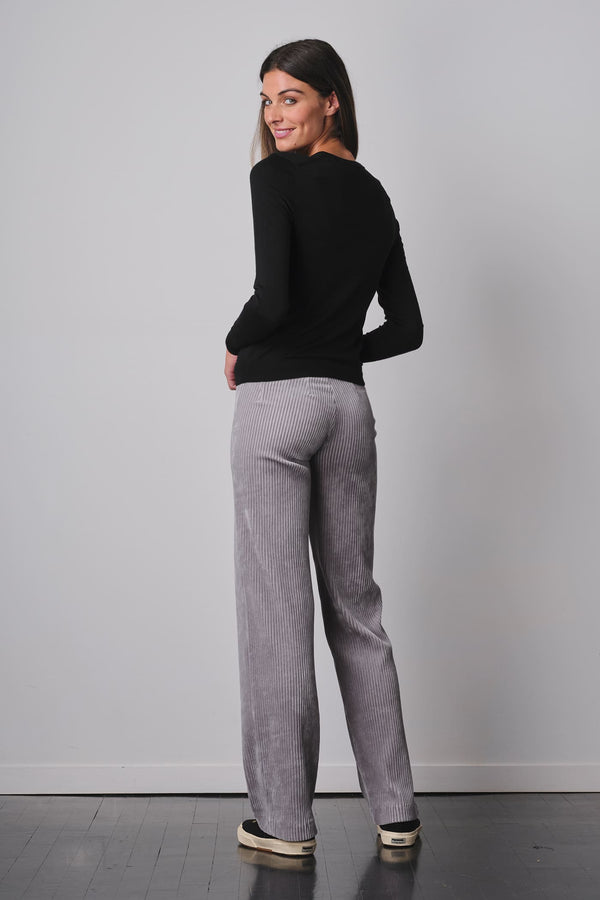 Avenue Montaigne FLAVIA Corduroy Silver