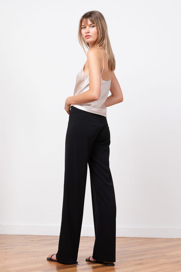 Avenue Montaigne FLAVIA Crepe Black