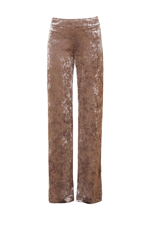 Avenue Montaigne FLAVIA Crushed Velvet Silver