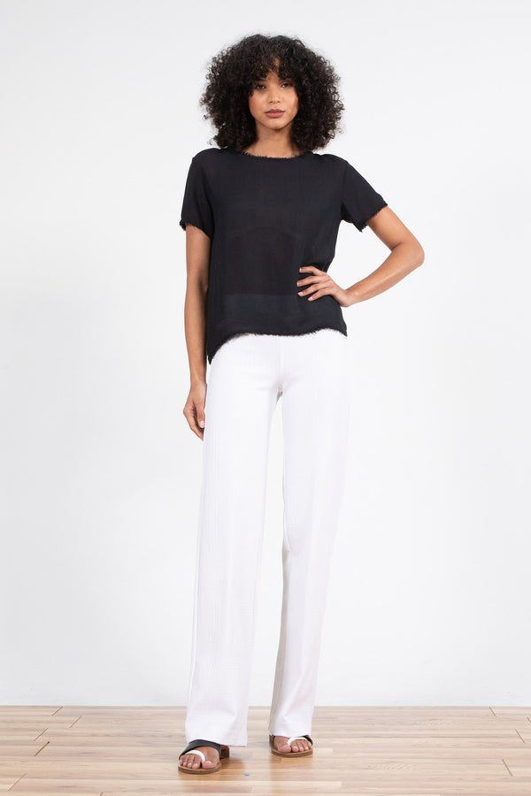 avenue montaigne FLAVIA Jacquard White