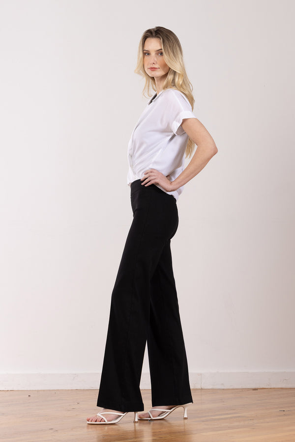 Avenue Montaigne FLAVIA Linen Black