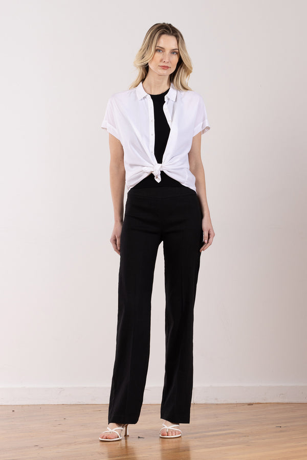 avenue montaigne FLAVIA Linen Black