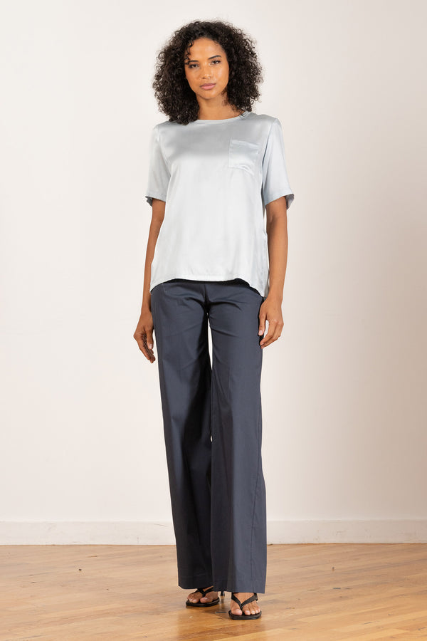 avenue montaigne FLAVIA Poplin Nova Blue