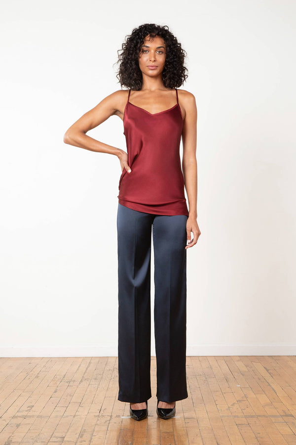 avenue montaigne FLAVIA Satin Navy