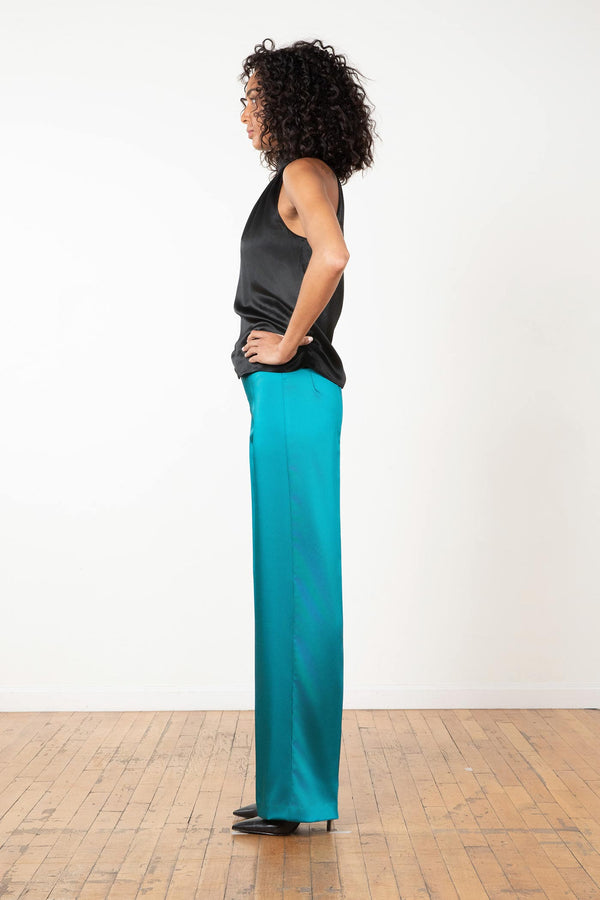 Avenue Montaigne FLAVIA Satin Teal