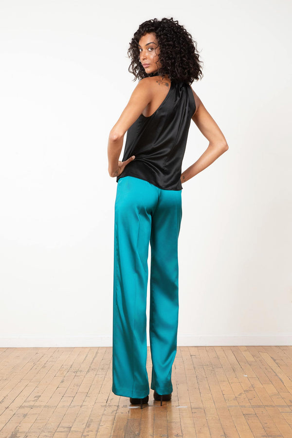 Avenue Montaigne FLAVIA Satin Teal
