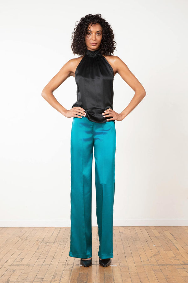 avenue montaigne FLAVIA Satin Teal