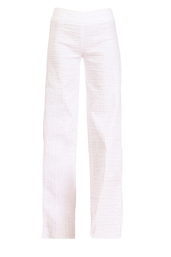 Avenue Montaigne FLAVIA Seersucker White