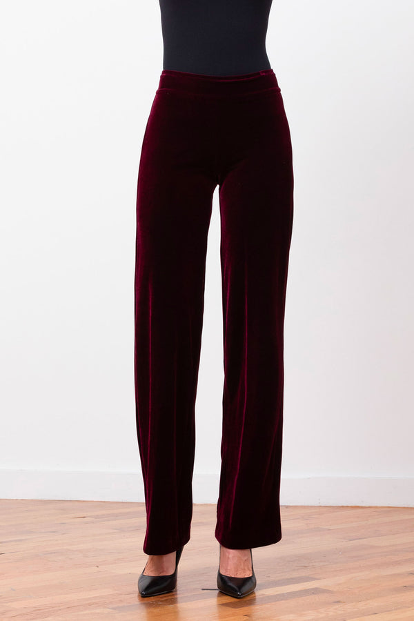 Avenue Montaigne FLAVIA Velvet Burgundy