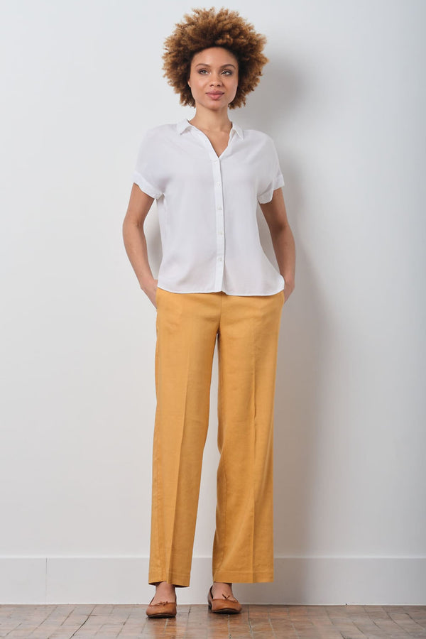 avenue montaigne GEORGES Linen Mustard