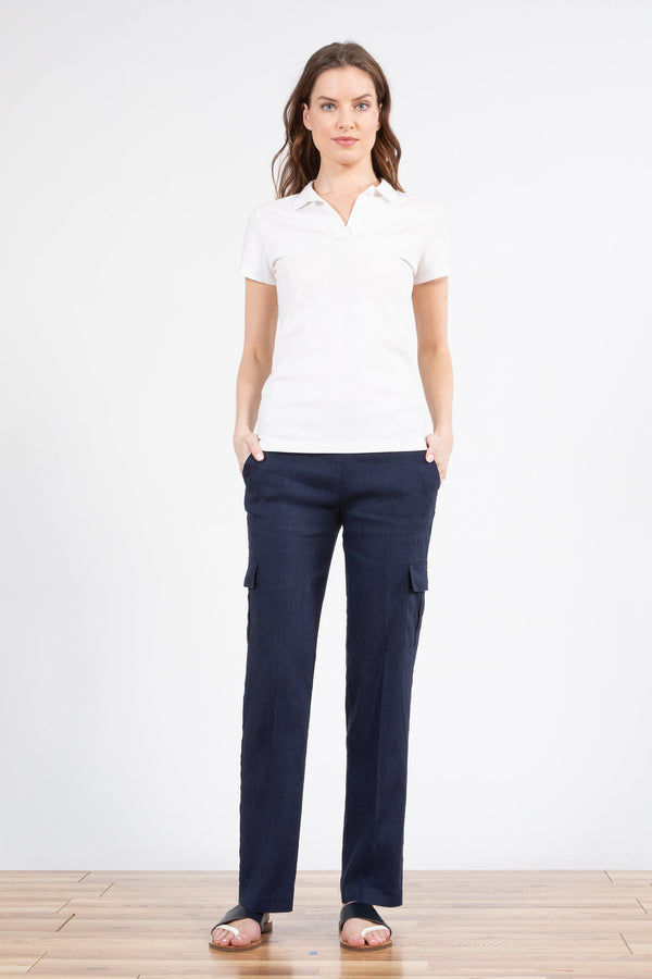 avenue montaigne KOOL Linen Navy