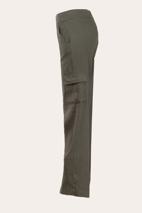 Avenue Montaigne KOOL Linen Olive Green