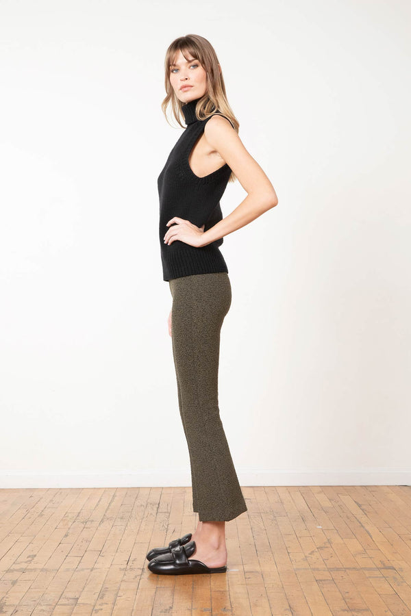 Avenue Montaigne LEO Boucle Olive Green