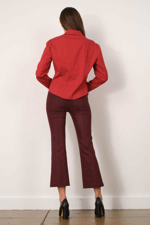 Avenue Montaigne LEO Flannel Burgundy