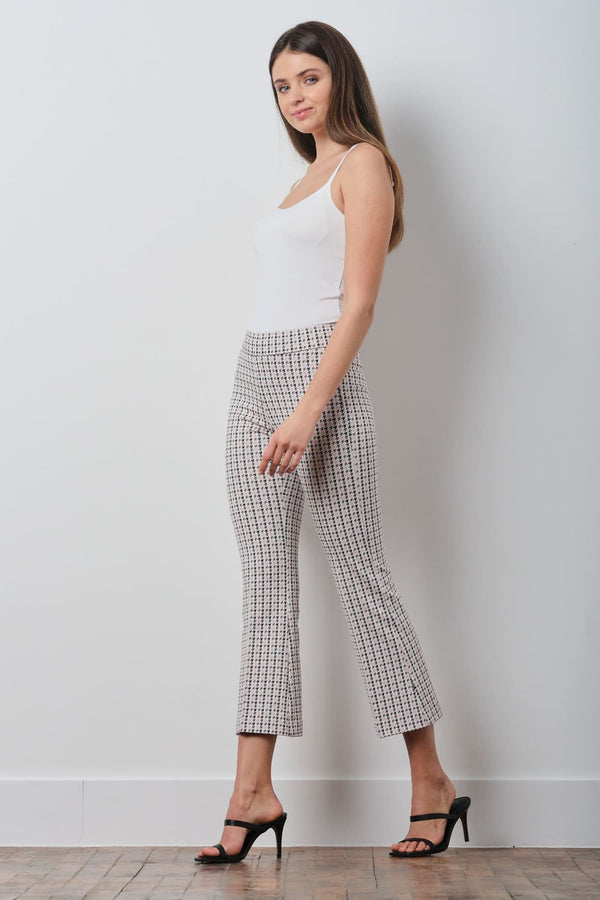 Avenue Montaigne LEO Houndstooth Blush