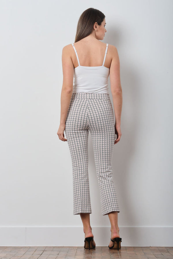 Avenue Montaigne LEO Houndstooth Blush