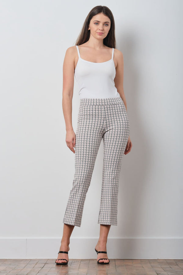 avenue montaigne LEO Houndstooth Blush