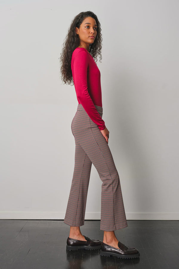 Avenue Montaigne LEO Houndstooth Plaid