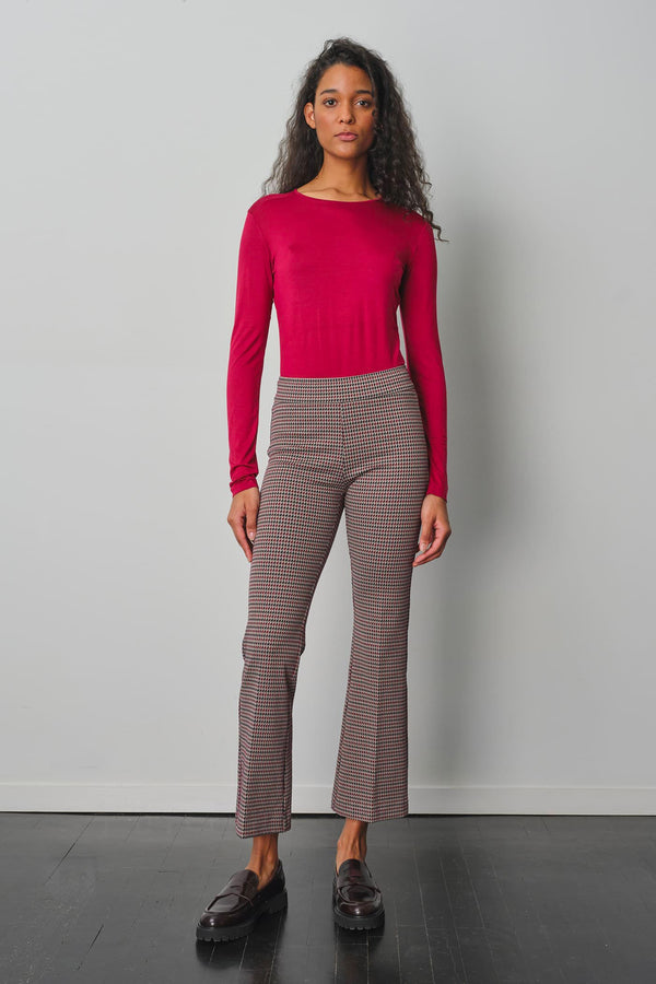 avenue montaigne LEO Houndstooth Plaid