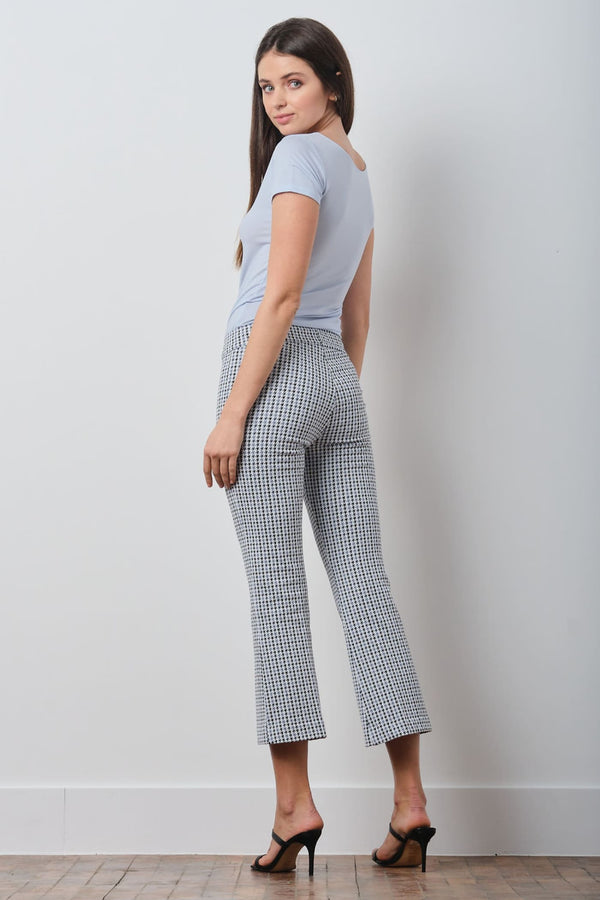 Avenue Montaigne LEO Houndstooth Slate