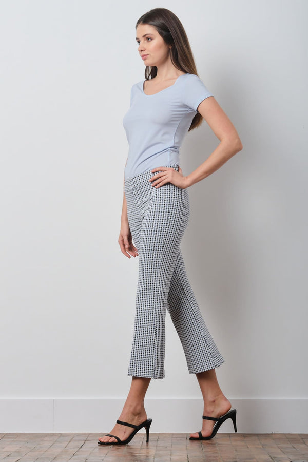 Avenue Montaigne LEO Houndstooth Slate