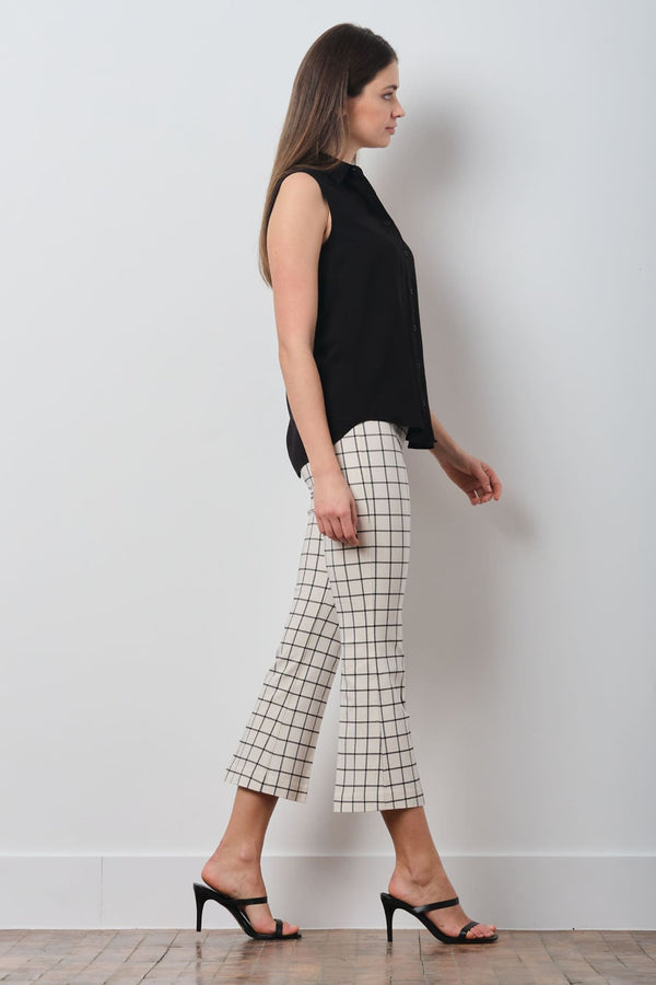 Avenue Montaigne LEO Plaid Off-White