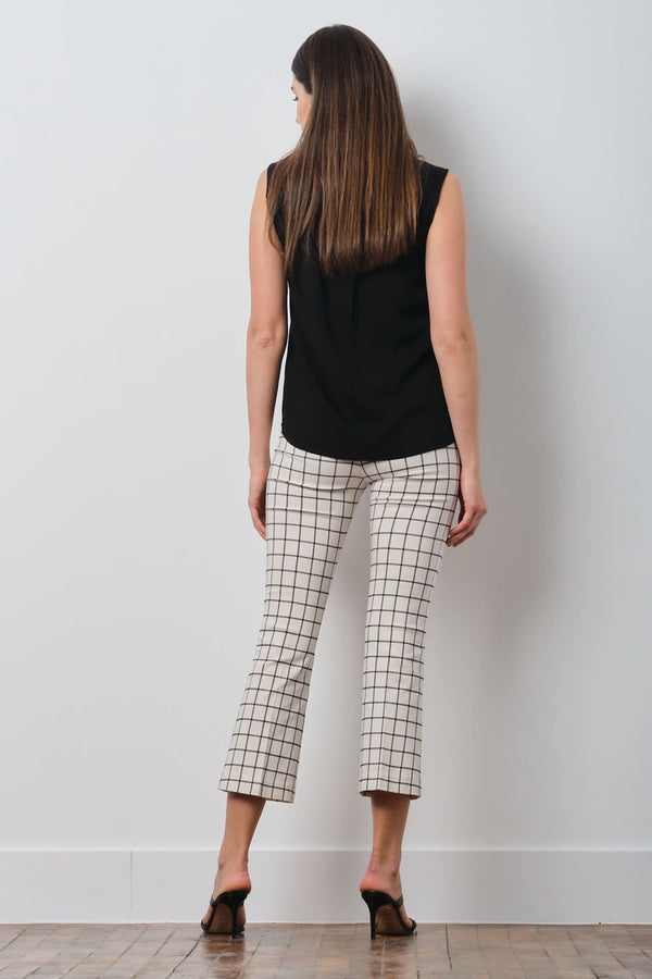 Avenue Montaigne LEO Plaid Off-White