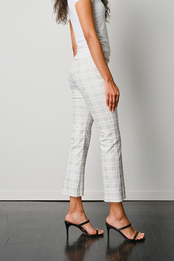 Avenue Montaigne LEO Plaid Slate