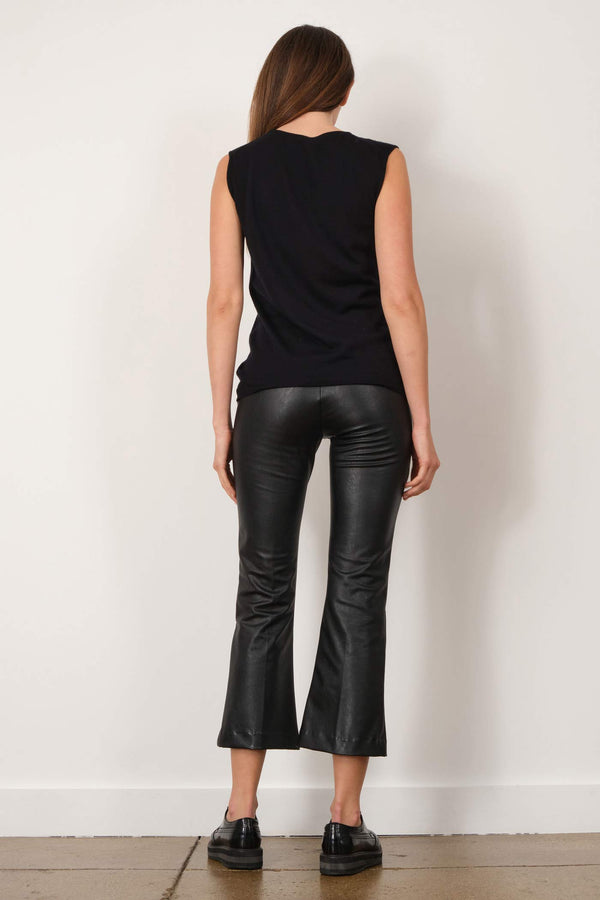 Avenue Montaigne LEO Pleather Black