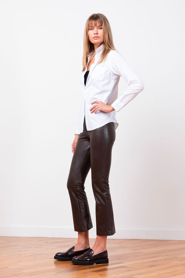 Avenue Montaigne LEO Pleather Brown