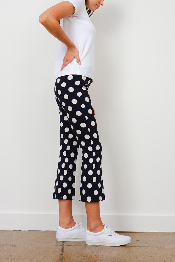 Avenue Montaigne LEO Polka Navy/White