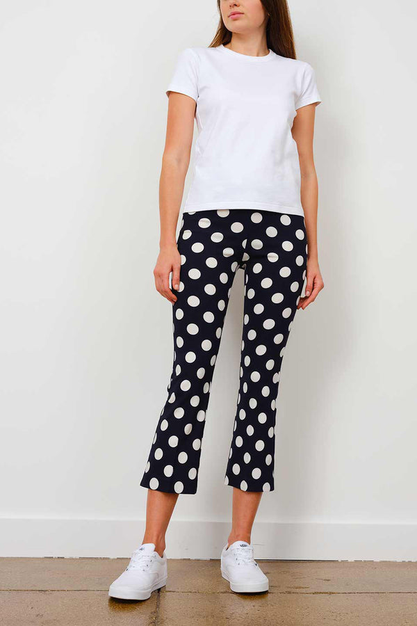 avenue montaigne LEO Polka Navy/White