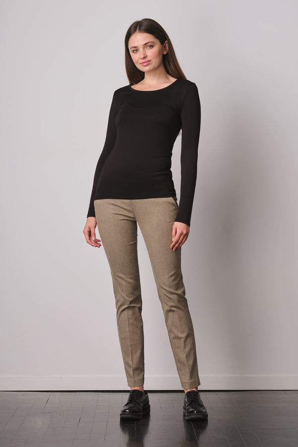 avenue montaigne LOUIS Chevron Beige