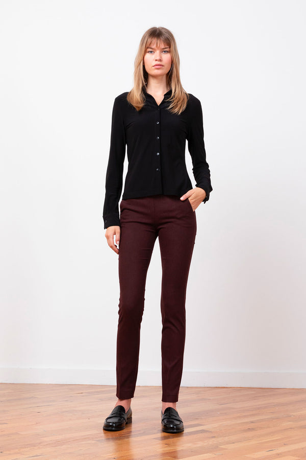 avenue montaigne LOUIS Flannel Burgundy