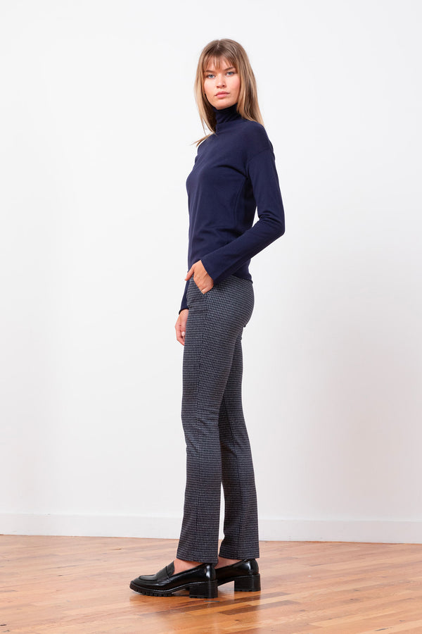 Avenue Montaigne LOUIS Houndstooth Navy