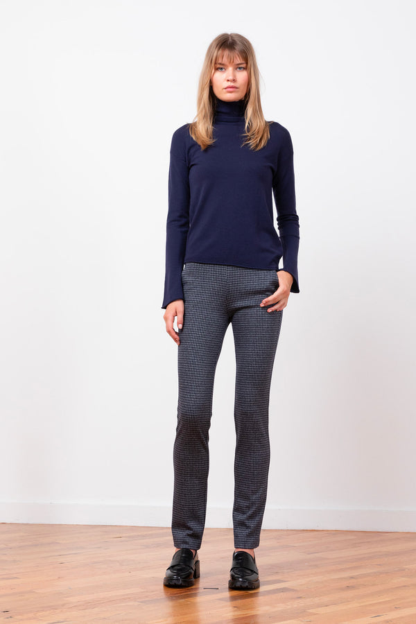 avenue montaigne LOUIS Houndstooth Navy