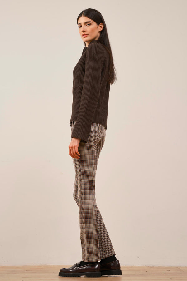 Avenue Montaigne LOUIS Houndstooth Plaid