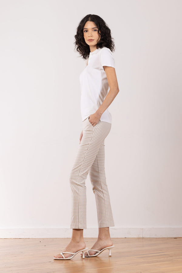 Avenue Montaigne LULU Check Beige