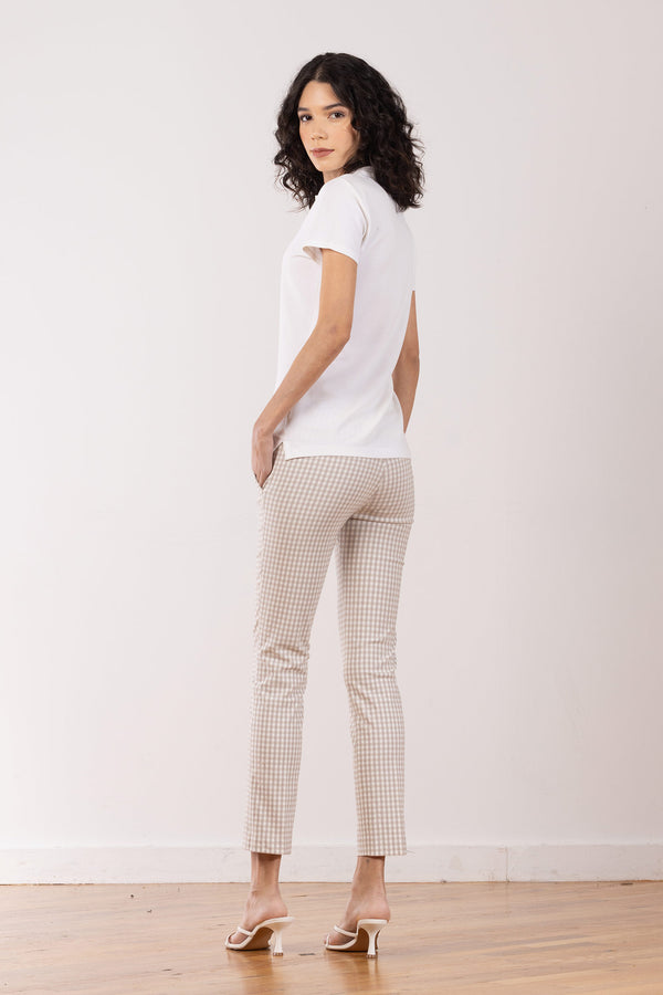 Avenue Montaigne LULU Check Beige