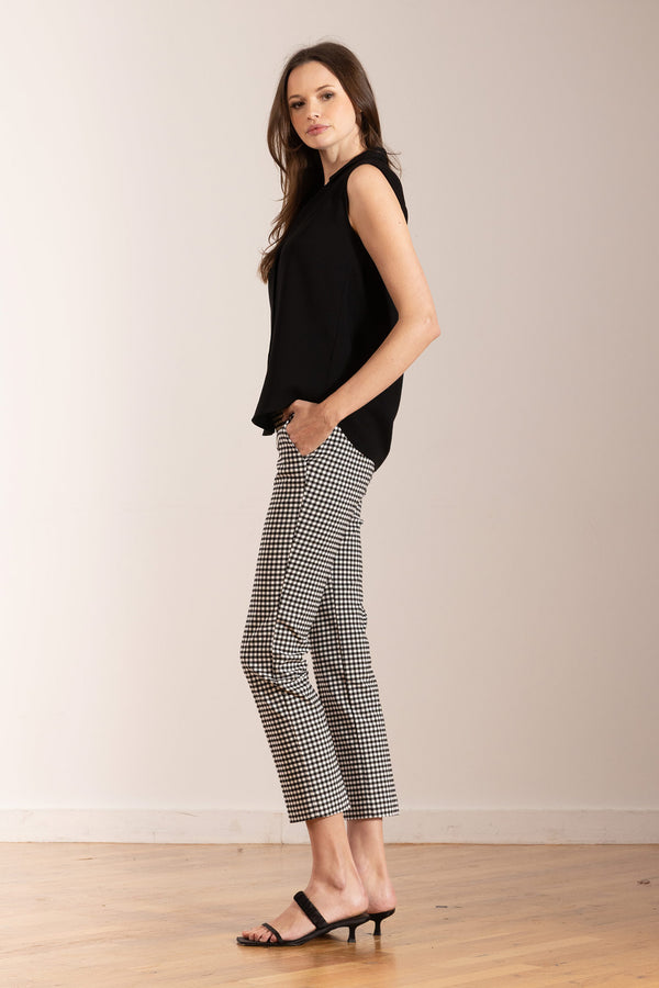 Avenue Montaigne LULU Check Black