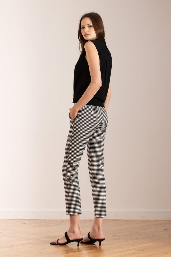 Avenue Montaigne LULU Check Black