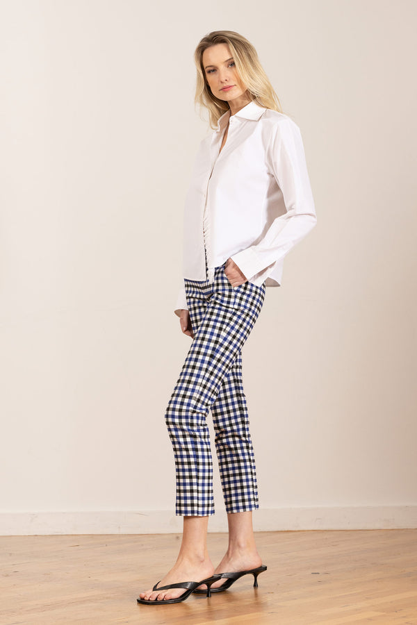 Avenue Montaigne LULU Check Blue/Black
