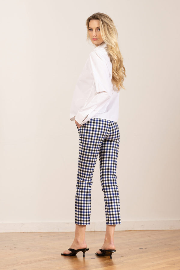 Avenue Montaigne LULU Check Blue/Black