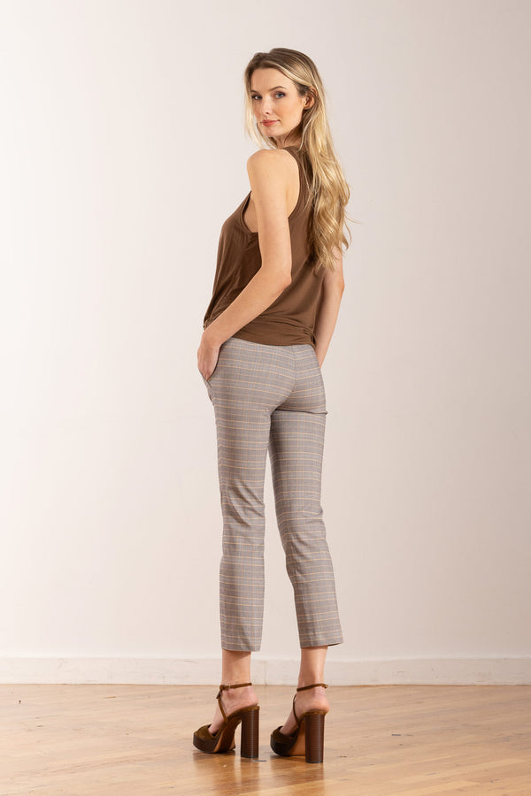 Avenue Montaigne LULU Grey Plaid