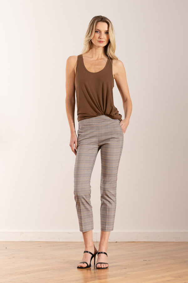 avenue montaigne LULU Grey Plaid