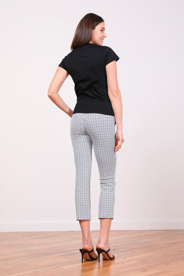 Avenue Montaigne LULU Houndstooth Slate